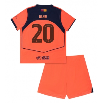 Billige Fotballdrakt Barcelona Dani Olmo #20 Replika Tredjedraktsett Barn 2025-26 Kortermet (med bukser)